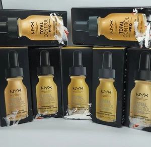 READ NYX Total Control Drop Foundation New Lot Damaged Packaging Beige Buff ETC - Picture 1 of 1