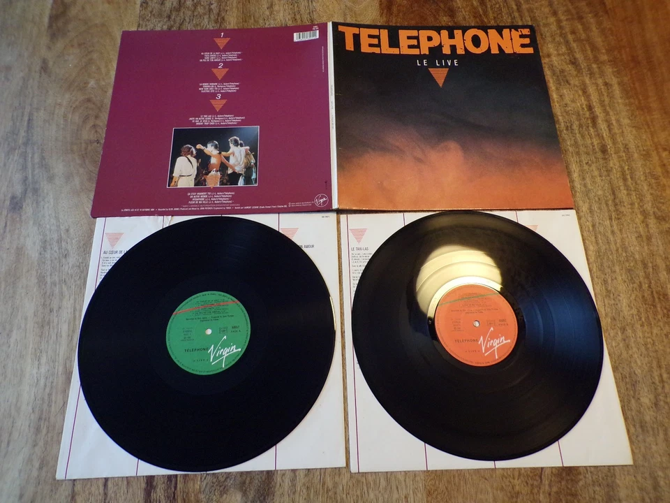 ALBUM 2 disque VINYLE-TELEPHONE LE LIVE-33 TOUR 33T-1986 - Photo 1/1