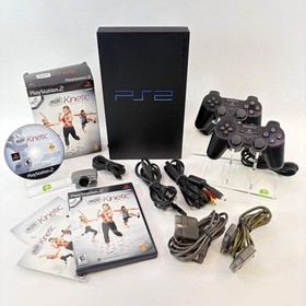Sony PlayStation 2 PS2 Black Console Gaming System SCPH-30001 Bundle