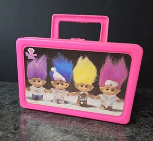 Treasure Trolls 1992 Ace Neuheit pinkTroll Tragetasche - Bild 1 von 7
