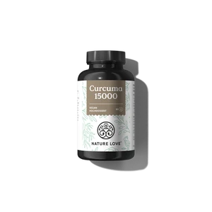 Curcuma 15000 90 Kapseln Nature Love - Bild 1 von 3