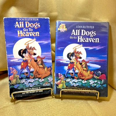 All Dogs Go To Heaven (VHS, 1990) + (SEALED DVD) Foto 1 de 4