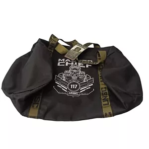 Halo Infinite UNSC Master Chief Black Duffle Bag Xbox Microsoft 2020 Brand New - Picture 1 of 15