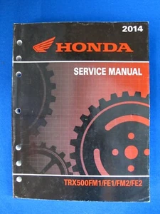 Honda 2014 TRX500 FM FE1 FM2 FE2 Factory Service Manual XLNT F207 - Picture 1 of 5