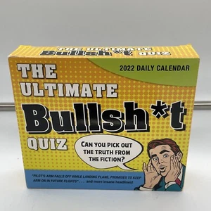Ultimate Bullsh*t Quiz Daily 2022 Calendar, Paperback by Sellers Pub Inc (COR... - Picture 1 of 3