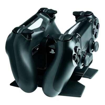 PowerA Dual Charging Station Dock Stand For PS4/PlayStation 4 Controllers Black - Image 1 of 2
