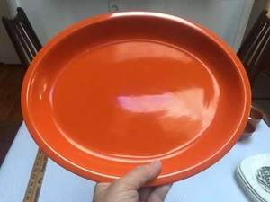 Vintage Fiesta Kitchen Kraft Royal Metal 13" Platter in Red - Picture 1 of 5