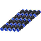 20Pcs Straight Pneumatic Connector Push To Connect Fittings For PU‑16 Air Tubes