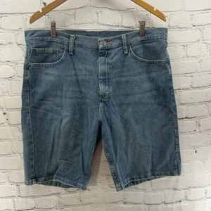 Wrangler Denim Shorts Mens Sz 36 Casual Summer - Picture 1 of 10