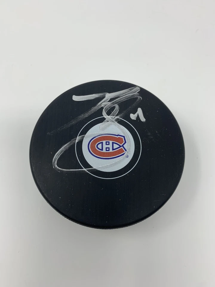 布伦丹·加拉格蒙特利尔加拿大人签名亲笔签名官方标志曲棍球冰球真品证明 — 第 1/1 张图片