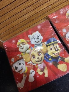 Paw Patrol Birthday Party Napkins 16 - 2 Ply Napkins - PAW PATROL PUPS/DOGS - Picture 1 of 7