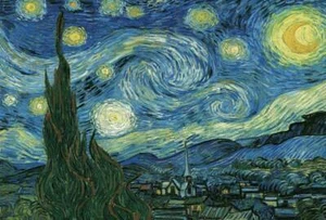 Eurographics Starry Night by Van Gogh 2000 Piece Jigsaw Puzzle By Vincent van Go - Picture 1 of 1