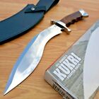Hibben Fighter Fixed Knife 11.88" D2 Tool Carbon Steel Blade Pakkawood Handle