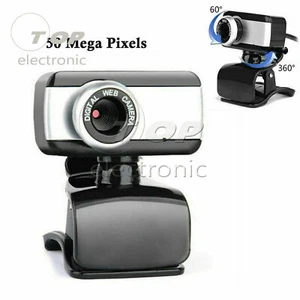 USB HD Camera Webcam Clip Web Cam With Microphone For PC MSF 50.0 Mega Pixel 2.0 - Picture 1 of 9