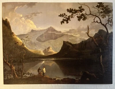 Obra maestra 13,5x10" impresión artística #29 Snowdon de Llyn Nantlle por Richard Wilson Foto 1 de 3