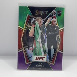 2022 Panini UFC Select Jack Shore Base RC Premier #187 Tri-Color Prizm