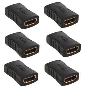 Hdmi Female To Hdmi Female Coupler Connector Pack 6pcs Adapter Extender F/f High - Picture 1 of 4