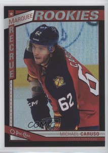 2013 O-Pee-Chee Marquee Rookies Black Rainbow Foil /100 Michael Caruso Rookie RC