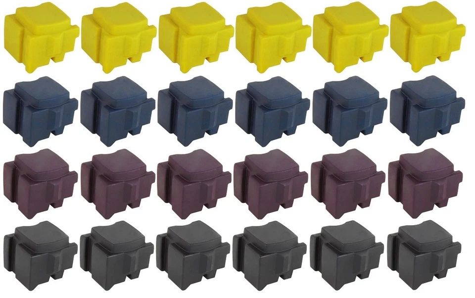 01- SALE!!!  Xerox ColorQube 8570/8580/870 Set of 24 Compatible Solid Ink Sticks - Image 1 of 4