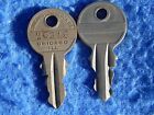 Wurlitzer Key WC 316 - Chicago Lock - wall box or cash box key - original