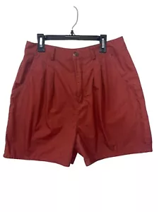 BDG URBAN OUTFITTER'S pantaloncino donna taglia 10 vita alta arancione bruciato-rosso - Foto 1 di 15