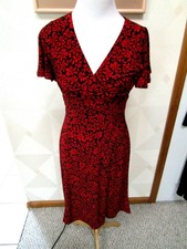 chaps surplice midi dress