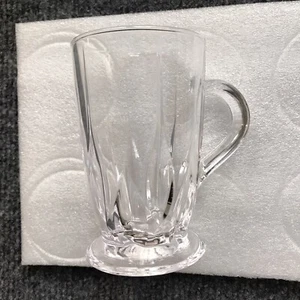6er Set Klar 9,6 Unzen Bierbecher Glas Bierkrüge mit Griff Schwerer Boden Glaswaren - Bild 1 von 5