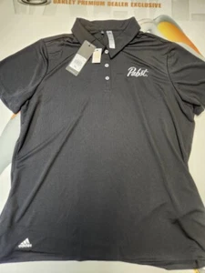 Pabst Blue Ribbon Adidas Damen Golf Polo Shirt X-Large NEU nie getragen mit Etikett - Bild 1 von 4