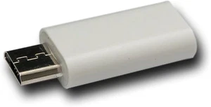 USB 3.1 Adapter Typ C Buchse zu 2.0 Micro B Stecker in Weiß - Bild 1 von 4