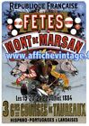 Affiche Poster Mont De Marsan 1884