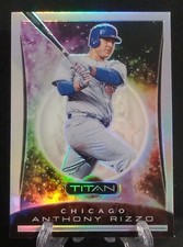  2020 Panini Chronicles Titan #20 Anthony Rizzo Holo Silver Card Chicago 