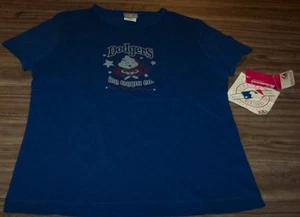WOMEN'S TEEN LOS ANGELES DODGERS MLB BASEBALL T-shirt MEDIUM NEW w/ TAG - Picture 1 of 4