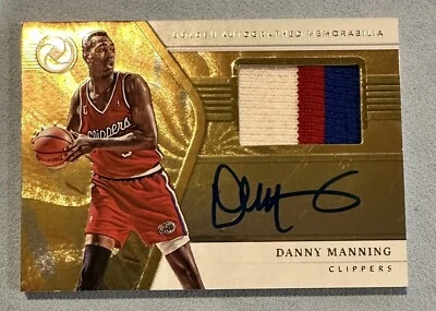 2018-19 Panini Opulence Danny Manning Golden Autographed Memorabilia Auto /25 - Image 1 of 4