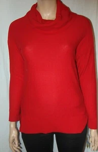 Size XL INC International Concepts Real Red Cowl Neck Sweater $79.50 - Picture 1 of 3