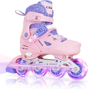 Inline Skates for Girls and Boys Kids, 4 Sizes Adjustable Inline Skates with Lig - Picture 1 of 7