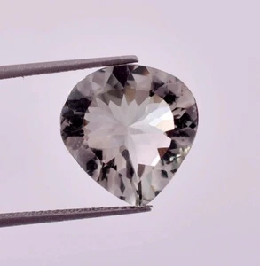 6.05 Ct Flawless Natural Green Amethyst Heart Cut Loose Gem Certified 14x14 MM - Picture 1 of 6