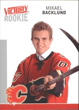 2009-10 Finnish Upper Deck Victory Flames Hockey Card #211 Mikael Backlund