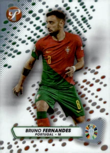 TOPPS PRISTINE ROAD TO EURO 2024 #133 BRUNO FERNANDES (PORTUGAL) REFRACTOR - Picture 1 of 2