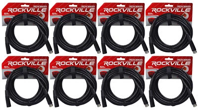 8) Chauvet DMX3P25FT 25 Foot Male 2 Female 3 Pin DMX Light Cables - Image 1 of 3