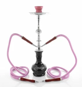 2 Sortie Tuyau ou Tube 52 cm Hookah Shisha Narguile vase Fumeurs vente H-4514 - Imagen 1 de 8