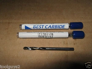 1/8 Zoll (.1250) VOLLHARTMETALL 15° HELIX 135° SPLIT PT SCHRAUBE MACH DR BIT MENGE 3 - Bild 1 von 1