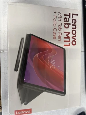 Tablet Lenovo Tab M11 - Paquete de estuche para bolígrafo y folio - 4 GB/128 GB/Gris (ZADA0043US) Foto 1 de 3