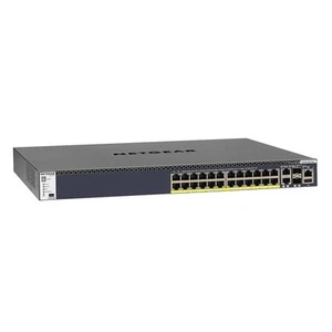 Netgear M4300-28-Port GB POE+ 550W PSU mit 24x1G PoE+ und 4x10G APS550W - Bild 1 von 3