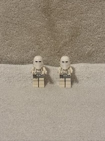 Lego Star Wars Minifigures -  Imperial Snowtrooper 4483 sw0101 X 2 FREE SHIP