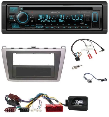 Kenwood Bluetooth DAB CD Lenkrad USB Autoradio für Mazda 6 2010-2012 aktiv - Bild 1 von 4