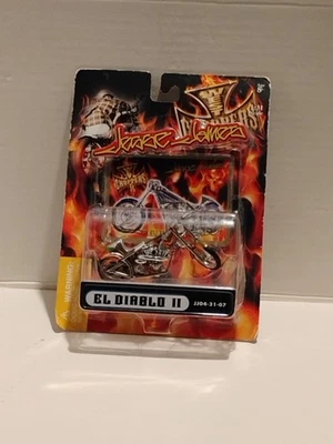 Jesse James West Coast Chopper EL DIABLO II Custom Motorcycle Bike Orange 1/31 - Image 1 of 4