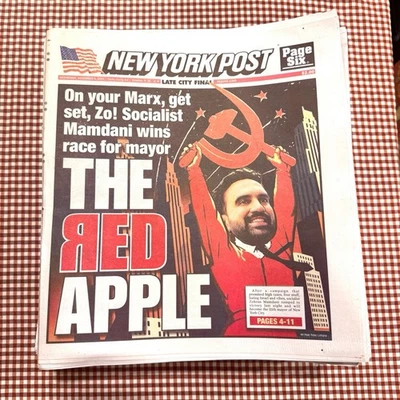 New York Post: Zohran Mamdani gana las elecciones al alcalde de Nueva York 5/11/25 La manzana roja Foto 1 de 4