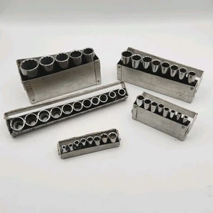 Craftsman USA Metric 4-27mm Socket Set 1/4" 3/8" And 1/2" Drive 40pcs - Picture 1 of 9