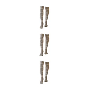 1/2/3 1 Pair Woman Over the Knee Stockings Snowflake Autumn Winter Warm Tight - Picture 1 of 16