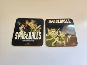 VINTAGE SPACEBALLS COASTERS MEL BROOKS THE ANIMATED SERIES RARE JOAN RIVERS MGM - Picture 1 of 9